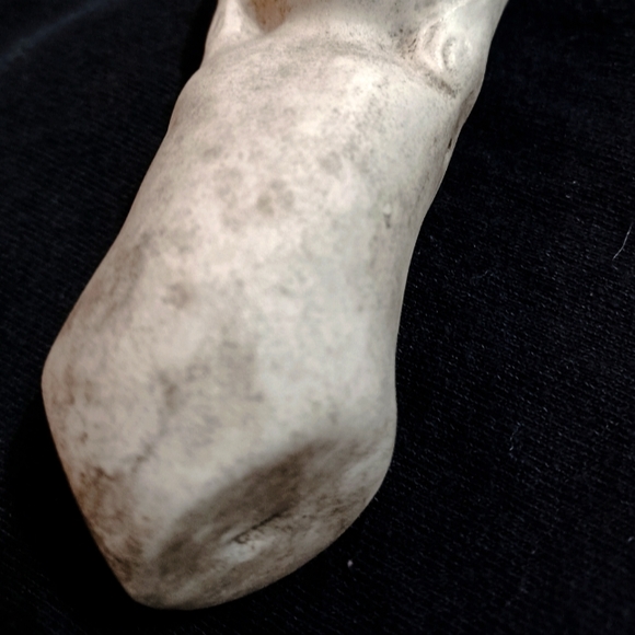 L.W. Co. Nippon Early 1900's Bisque Porcelain Doll Head/Torso 4" - Picture 3 of 5